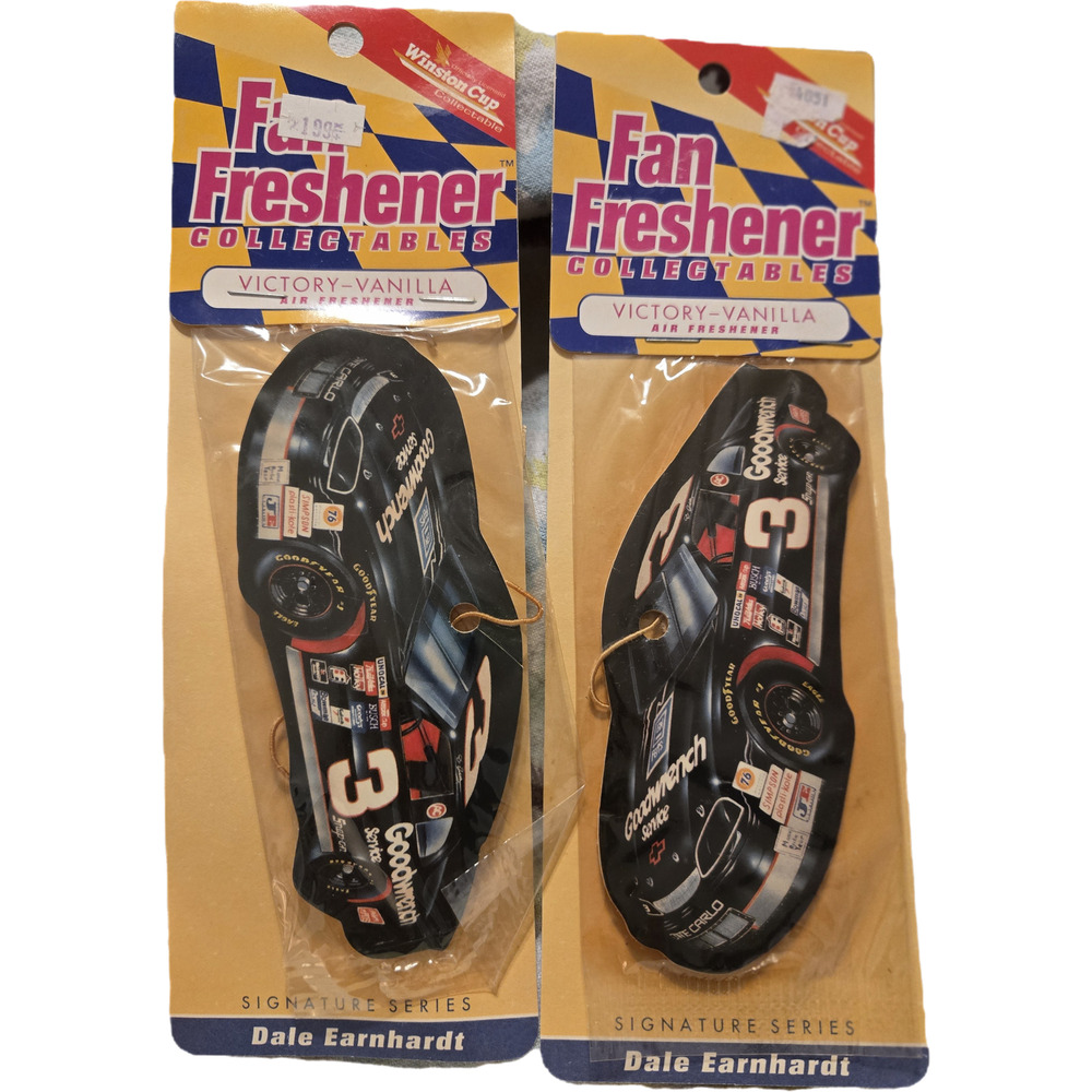 Dale Earnhardt #3 Victory Vanilla Air Freshener Fan Fueler NASCAR 2 Pack Nascar